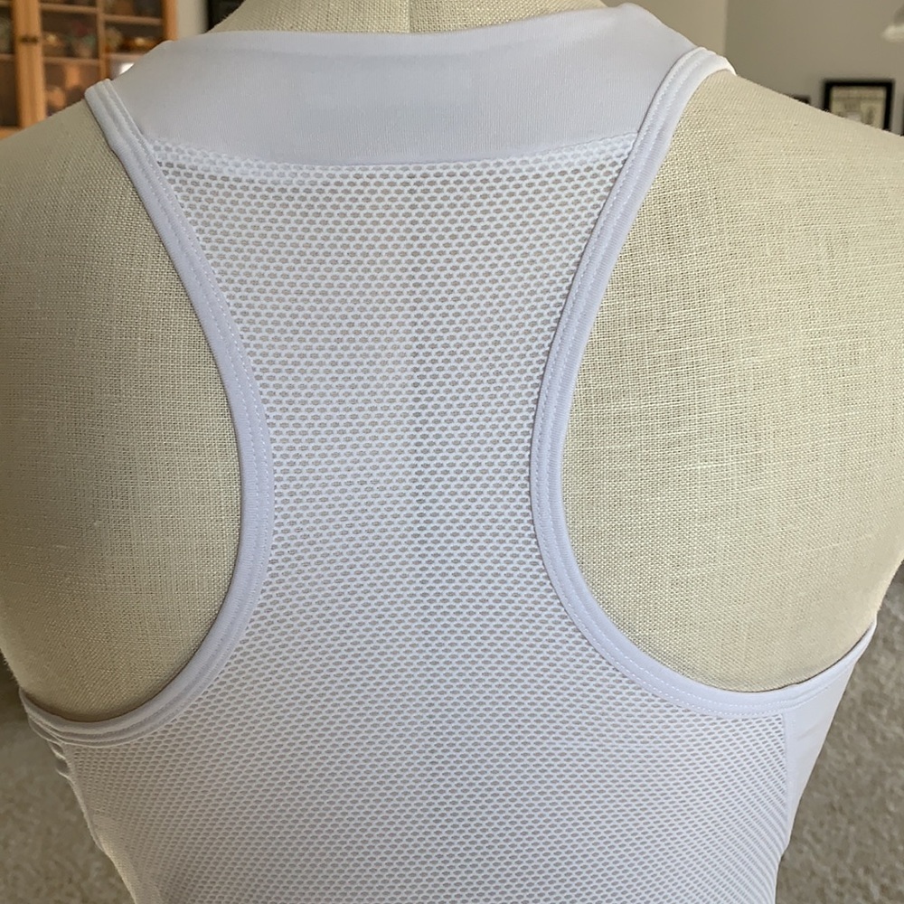 Lija White Tank Top, Size Medium - Picture 6 of 9